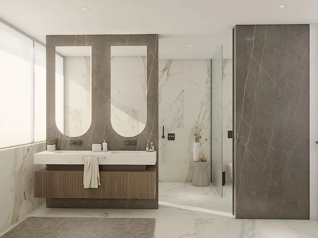 WC Suite, Marmore, Móvel Suspenso