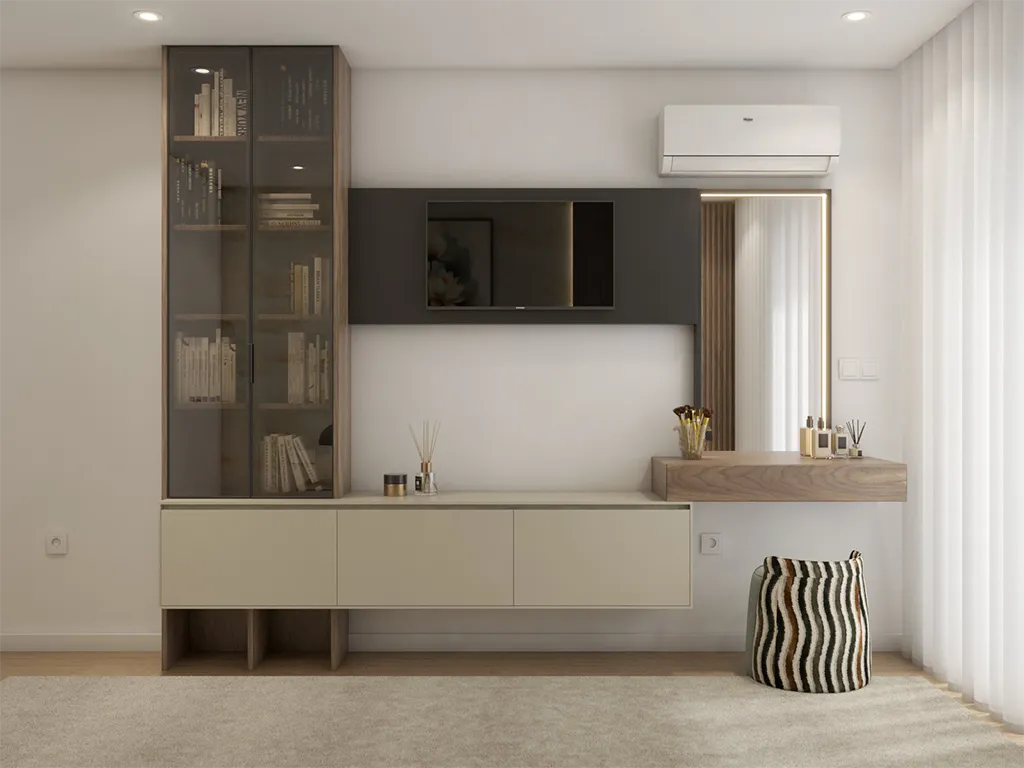 Render de Suite, Aconchegante, Moderna e Luxuosa