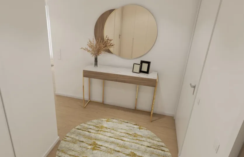 Render de Zona de circulação