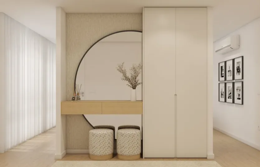 Render de Hall de entrada