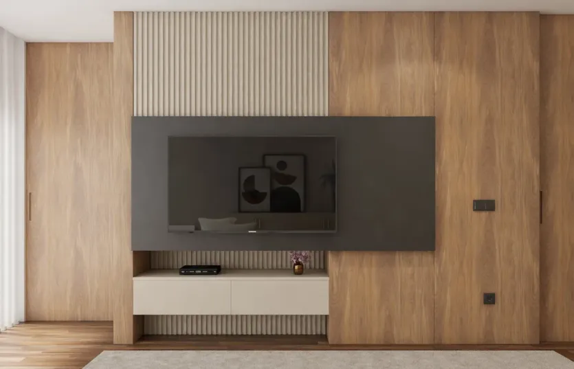 Render de Sala de estar