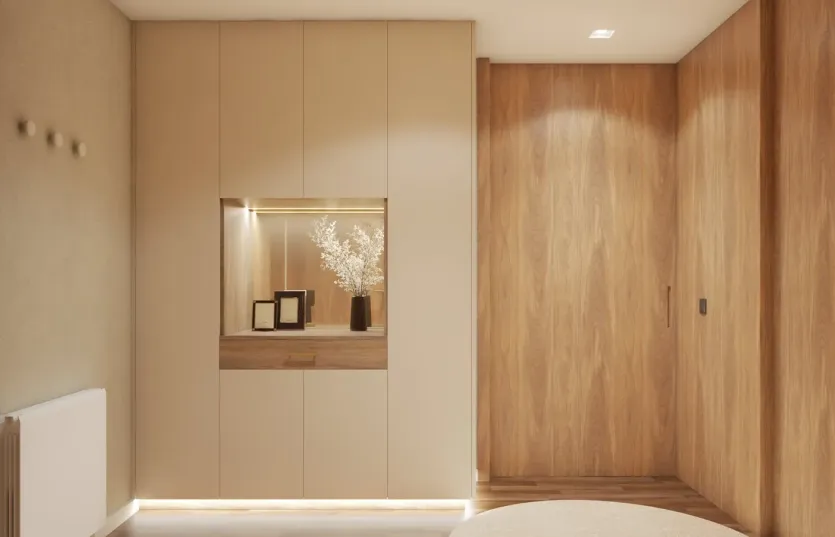 Render de Hall de entrada