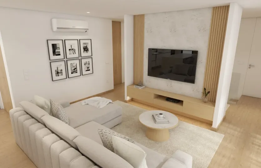 Render de Sala de estar